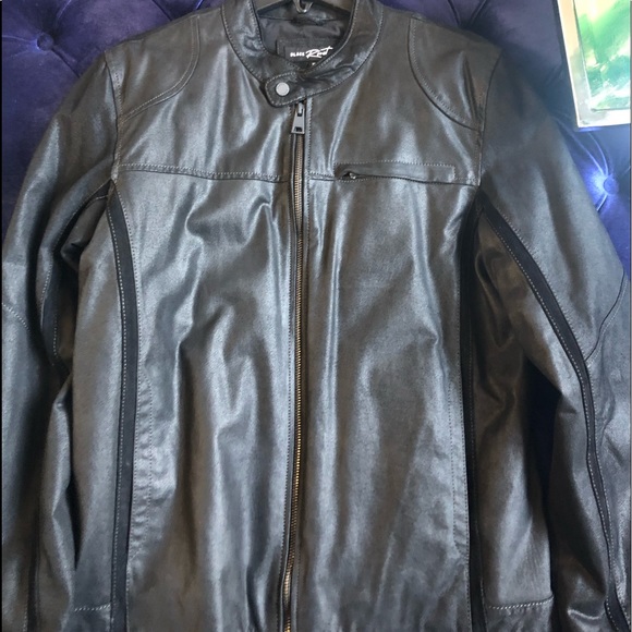 Black Rivet Other - NWOT Black Rivet Men’s Leather Jacket New